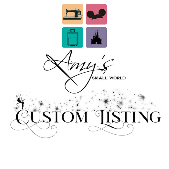 Custom Listing - Small and Mini White Minnie Bags