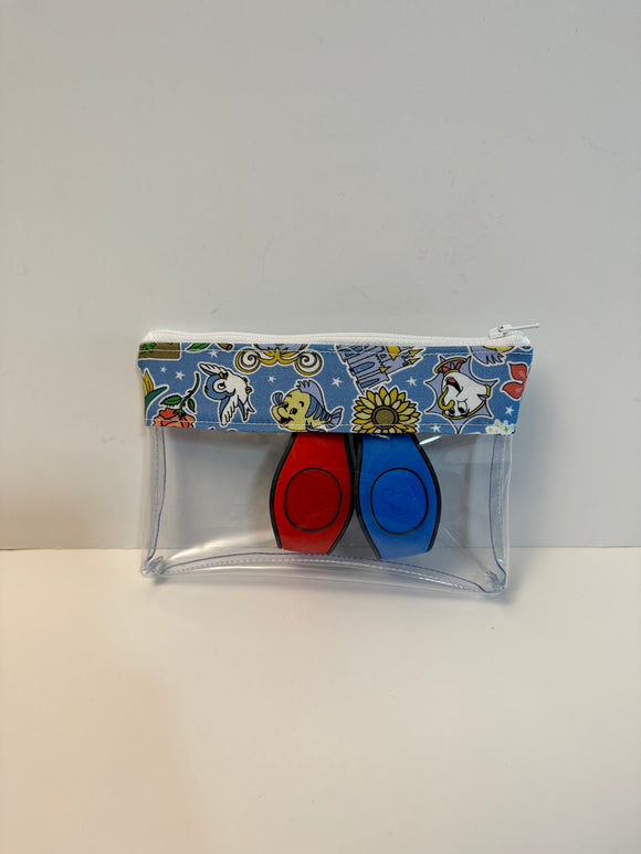 Mini Travel Bag - Blue Princess Stickers