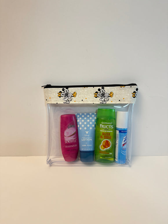 Small Travel Bag - Back to Back Mickey and Minnie