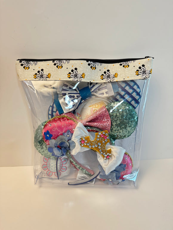 Large Travel Bag - Back to Back Mickey and Minnie