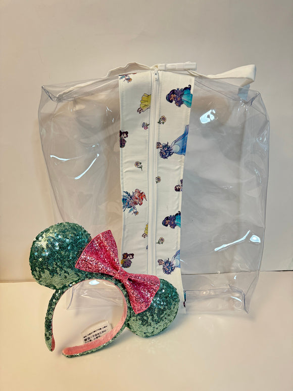 Custom Listing - X-Large HANGING Boxy Bag - Princess Flowers