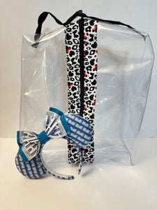 X-Large HANGING Boxy Bag - Minnie Animal Print