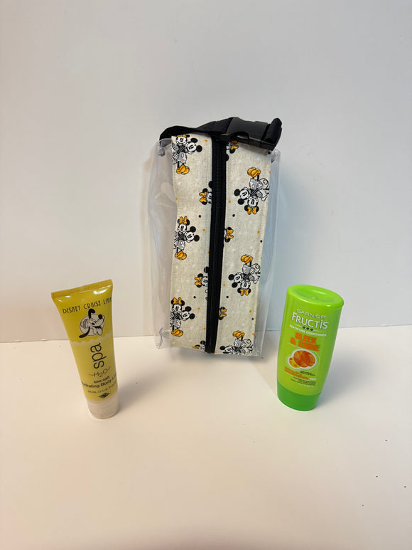 Small Hanging Boxy Bag - Back to Back Mickey and Minnie