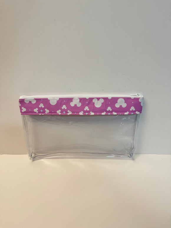 Make Up Bag - Purple Mickey Heads