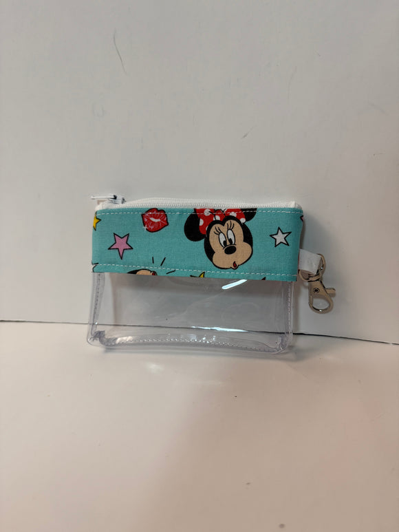 Coin Bag - Teal Minnie