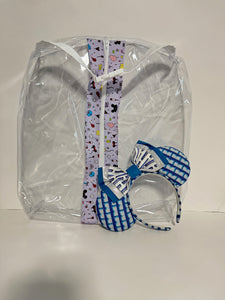 X-Large Hanging Boxy Bag - Purple Parks Icons
