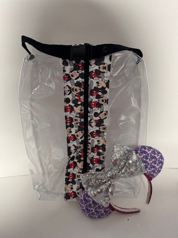 Large Hanging Boxy Bag - Mickey Faces