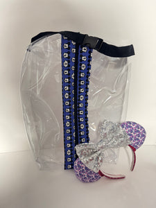 Large Hanging Boxy Bag - Blue Mickey