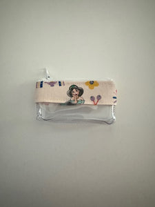 Floss Bag - Princesses on Peach