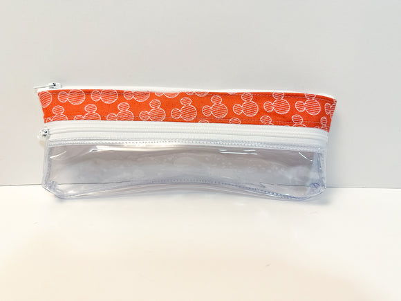 Toothbrush Bag - Coral Silhouettes