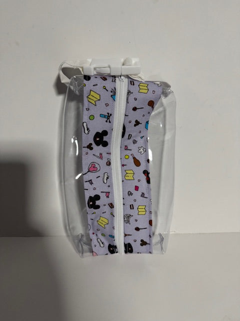 Small Hanging Boxy Bag - Purple Parks Icons