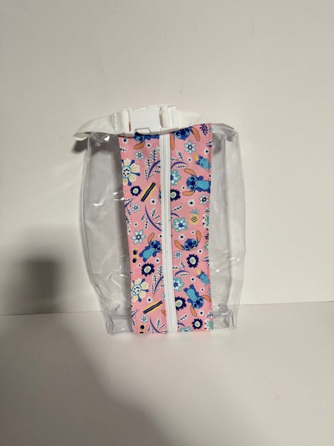 Medium Hanging Boxy Bag - Pink Stitch