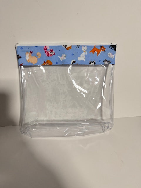 Medium Travel Bag - Blue Disney Cats