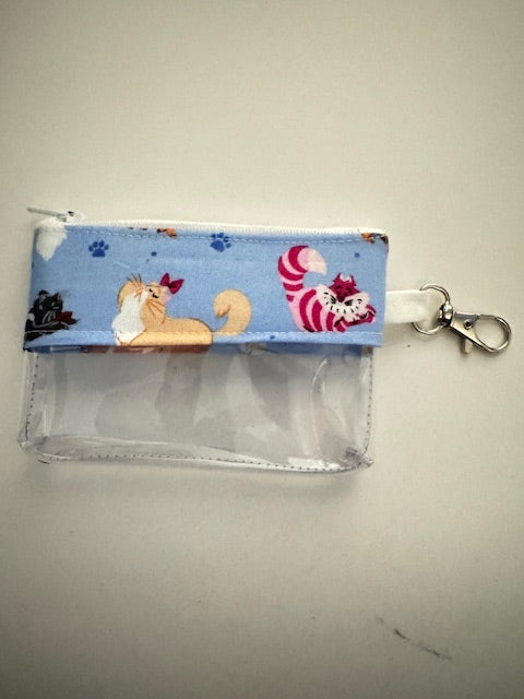 Coin Bag - Blue Disney Cats