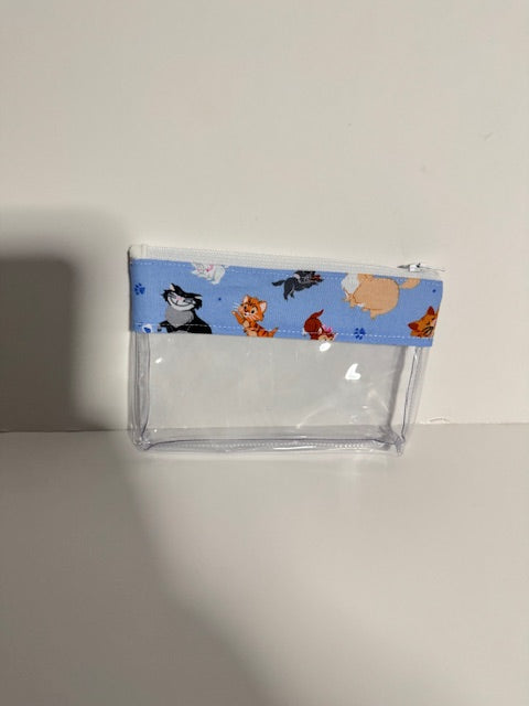 Mini Travel Bag - Blue Disney Cats