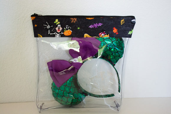 Medium Black Halloween Mickey Bag