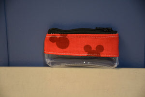 Floss Bag - Red Mickey Silhouettes