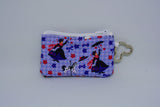 Keychain ID Wallet - Purple Mary Poppins