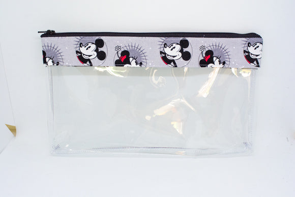 Makeup Bag - Smiling Mickey and Minnie