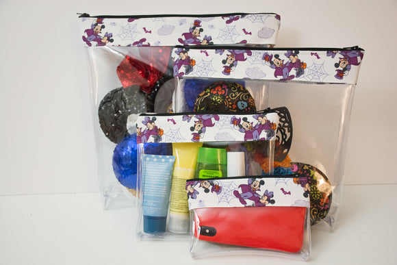 Travel Bag Set - Purple Mickey Halloween