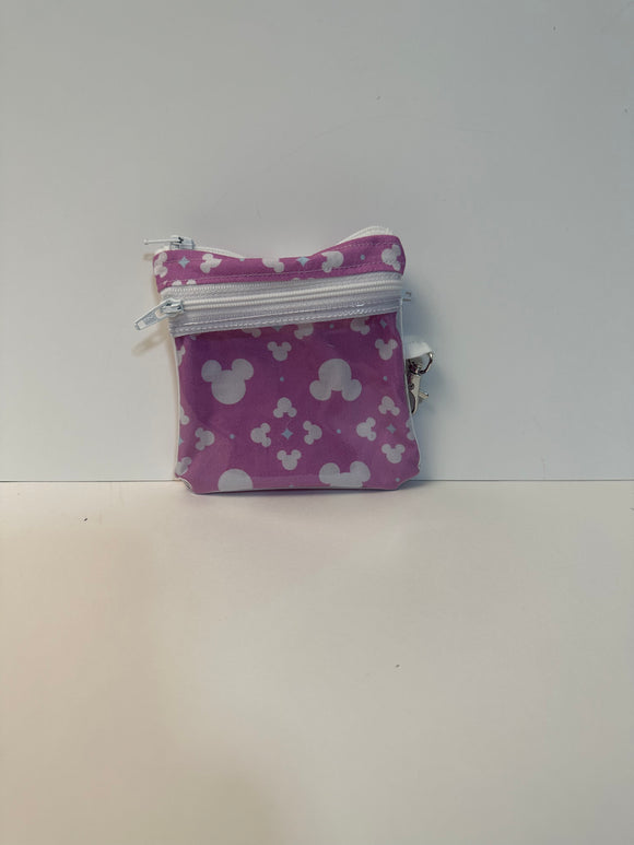 Jewelry Bag - Pink Mickey Silhouettes