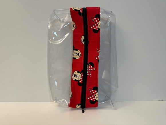 Medium Boxy Bag - Red Minnie Faces